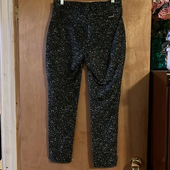 Michael Kors medium blackish grey with white speckles stretchy pants - Picture 5 of 6